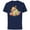 Navy, variant on Disney Princess Rapunzel Snow White Tiana Spring Easter Eggs - Short Sleeve Cotton T-Shirt for Adults - Customized-Athletic Heather