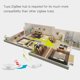 thumbnail image 4 of Kuymtek Tuya ZigBee Smart Indoor Room Temperature Humidity Sensor ZigBee Hub Requerido Kuymtek Componentes de la computadora, 4 of 9
