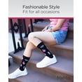 thumbnail image 5 of MeMoi Ice Cream Sundae Bamboo Blend Crew Novelty Socks - Womens - Female, One Size, Black, 5 of 7