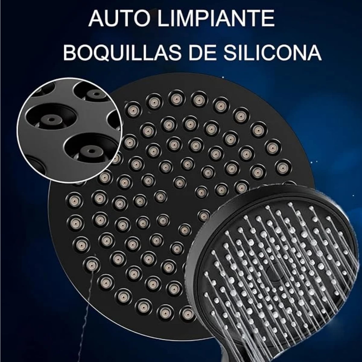 DnxnIaIfy Shower Head, High Pressure Rain ShowerHead, Handheld ShowerHeads Combo with 60" Hose for bathroom