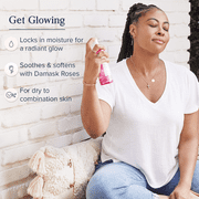 (3 pack) Heritage Store Rosewater & Glycerin Hydrating Facial Mist, for Dry Combination Skin Care, Rose Water Spray for Face with Vegetable Glycerine, Made Without Dyes or Alcohol, Vegan & Cruelty Free, 8oz