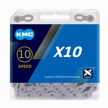 KMC X10 Chain Grey 114 Link 10 Speed Bicycle Chain
