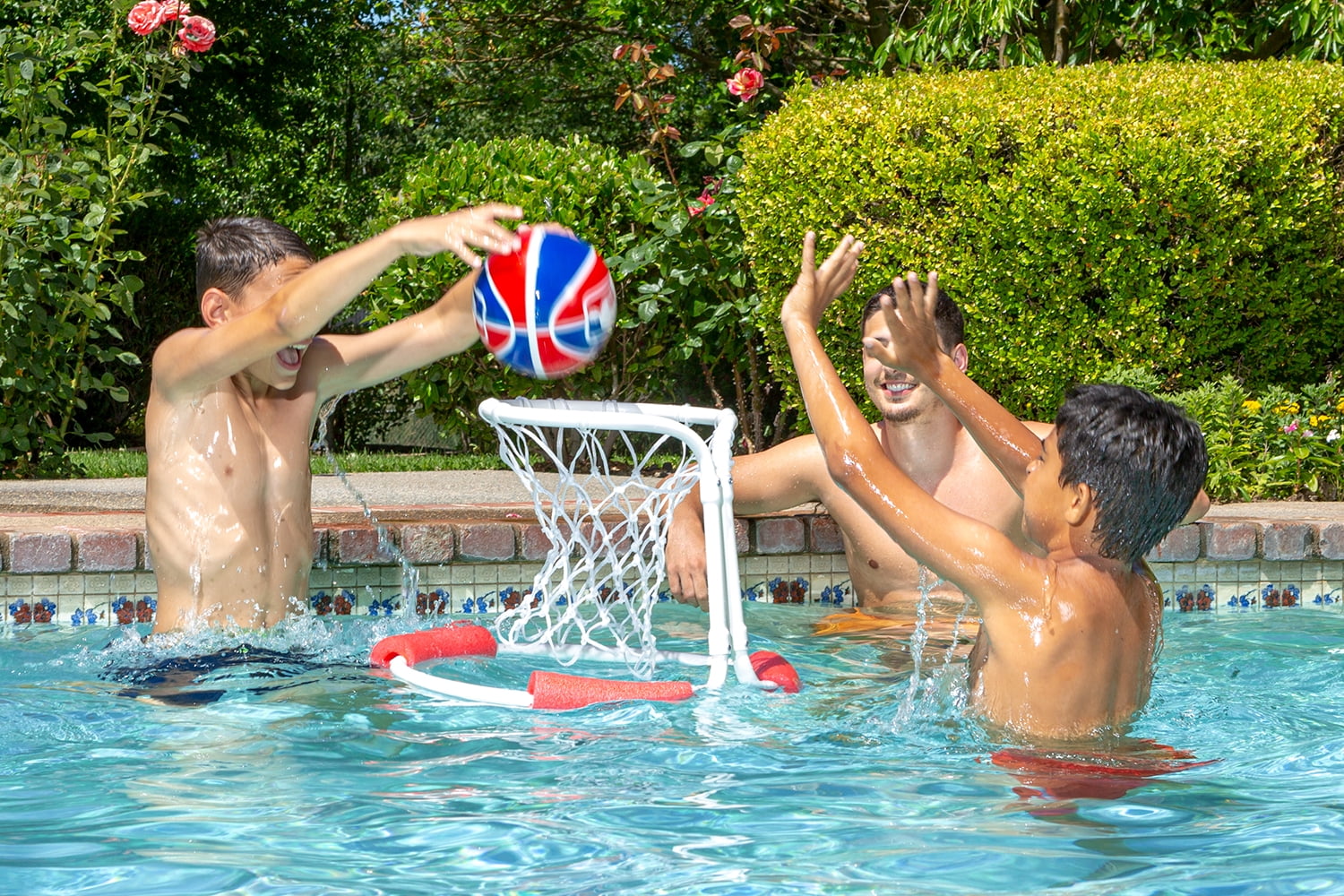 Poolmaster NBA Floating Water Basketball Game With Game Ball for In Ground and Above Ground Swimming Pools