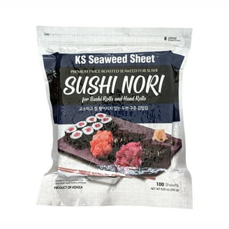 nori品になります Organic Yaki sushi nori (50 full sheets), 125g, Vegan Roasted