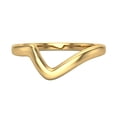 thumbnail image 4 of 14K Gold Wedding Band Matching to 2-Stone Diamond Wedding Ring Set, 4 of 5