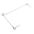 thumbnail image 2 of Colaxi 2xSea Boat Fishing Balance Connector L Shape Swivel Accessories Length 30cm 2 Pcs, 2 of 8