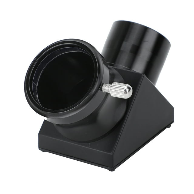 Diagonal Erector,1.25inch 90 Degree Black Diagonal Adapter Diagonal Mirror Smooth Operation