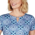 thumbnail image 4 of Larky Lark Womens Key Hole T-Shirt Dress In Free-Spirit Foulard, 4 of 4