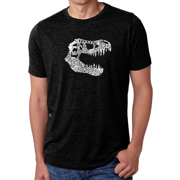 LA Pop Art Men's Premium Blend Word Art T-shirt - TREX