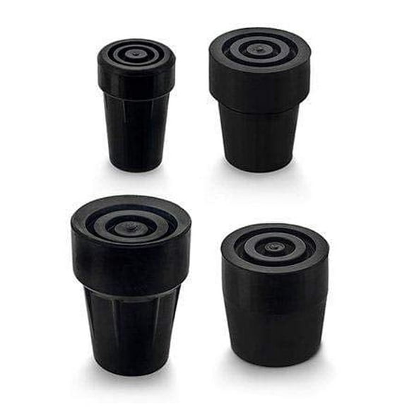 Royal RC Black Steel Inserted Rubber Tip - 5/8 Inch for Walking Cane, Durable Replacement Tip Fits Walking Sticks, Walking Canes for Hiking, Extra Durable Walking Cane for Women and Men