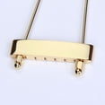 thumbnail image 3 of Gold 6 strings Tailpiece para Accesorios de Piezas de Repuesto de Guitarra Archtop, 3 of 5