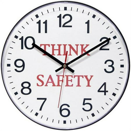 UPC 731742000095 product image for Infinity Instruments Think Safety 11.5   Wall Clock | upcitemdb.com