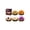 E001- Black steamer basket, variant on Halloween Toys, Viral Dumpling Squishies Set, Mini Squeeze Dumpling Toys, Mystery Squishies Box Halloween Themed, 5 Piece 2X2 Inch Glitter Spooky Character Squeeze Stress Balls