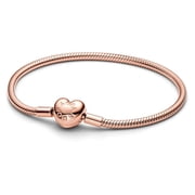 Pandora Moments Heart Clasp Snake Chain Bracelet