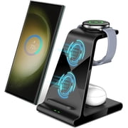 3 in 1 Wireless Charging Station for Samsung Galaxy S23 Ultra, Galaxy Watch 5, Buds 2Pro