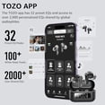thumbnail image 4 of TOZO Auriculares inalámbricos híbridos con cancelación activa de ruido con 6 micrófonos AI Clear Call Ear Buds Tiempo de reproducción de 55 horas con pantalla LED 32 ecualizadores preestablecidos a tr, 4 of 5