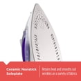 thumbnail image 3 of Black+Decker ICL500 Fer à Repasser Sans Fil Light ‘N Go, Violet, Grand Réservoir d'Eau, 3 of 4