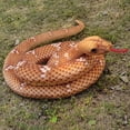 thumbnail image 4 of Giant Boa Constrictor Large Stuffed Animal Snake Giant Snake Plush Realistic Stuffed Snake Toy Prank Props, 4 of 15