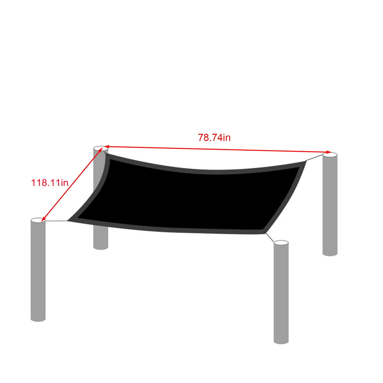 Summer Savings Clearance! Boovnll Sun Shades Outdoor Patio, 6.6x10Ft Rectangle Sand UV Block Sunshade Mesh Insulation Permeable Heavy Duty Shade Cloth for Outdoor Patio Yard Backyard Garden, Sun Shade