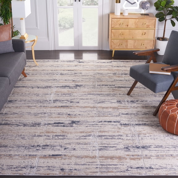Safavieh Invista Doncho Abstract Area Rug, Cream/Gray, 6'7" x 6'7" Square