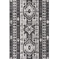 thumbnail image 2 of Rugs.com Oregon Collection Rug – 6' x 9' Black And White Low-Pile Rug Perfect For Living Rooms, Large Dining Rooms, Open Floorplans, 2 of 9