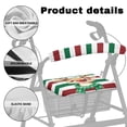 thumbnail image 5 of HELLHERO Reindeer Stripes Seat and Backrest Covers Walker Seat Covers & Breathable for Elderly Adults Comfortable, 5 of 7