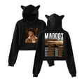 thumbnail image 2 of Maddox Batson Road To Indio Tour 2025 Merch Pullover Female Cat Ears Hoodie Long Sleeve Tee, 2 of 6
