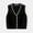 Black, variant on Crunowin Boys And Girls School Uniform Sweater Vest Button Closure Sleeveless Pullover Casual Cardigan Gray Size 10