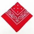 thumbnail image 2 of Bandana for Men & Women Paisley Pattern Handkerchief Headband Scarf Western Cowboy Scarf 22" x 22", 2 of 2