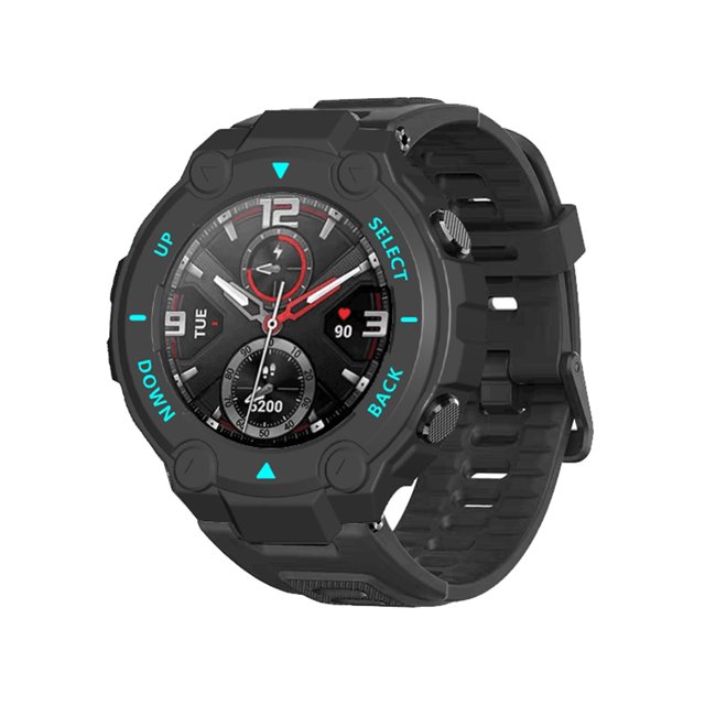 Soft TPU Case Cover Replacement for Huami Amazfit T-Rex Pro Smart Watch Protective Shell Frame Protector