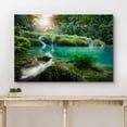 thumbnail image 3 of wall26 Canvas Print Wall Art Cascades National Park in Guatemala at Sunset Nature Wilderness Photography Modern Art Rustic Scenic Relax Multicolor Colorful for Living Room, Bedroom, Office - 16", 3 of 5