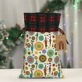 thumbnail image 5 of Rocae Beautiful African Womens Print Christmas Drawstring Linen Gift Bag with Drawstrings Treat Bag Goody Present Bags for Christmas Party Favor, 5 of 8