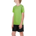 thumbnail image 5 of Black Bear Boys’ Athletic T-Shirt – 4 Pack Active Performance Dry-Fit Sports Tee (Sizes: 4-18), 5 of 6