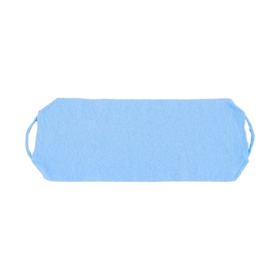 Exfoliating Back Scrubber with Handles, Two Sides Nylon Back Exfoliator, Extended Length Stretchable Pull Strap Shower Scrubber for Women Men, Deep Cleans Skin & Invigorates Circulation, 17.7"x7.9"