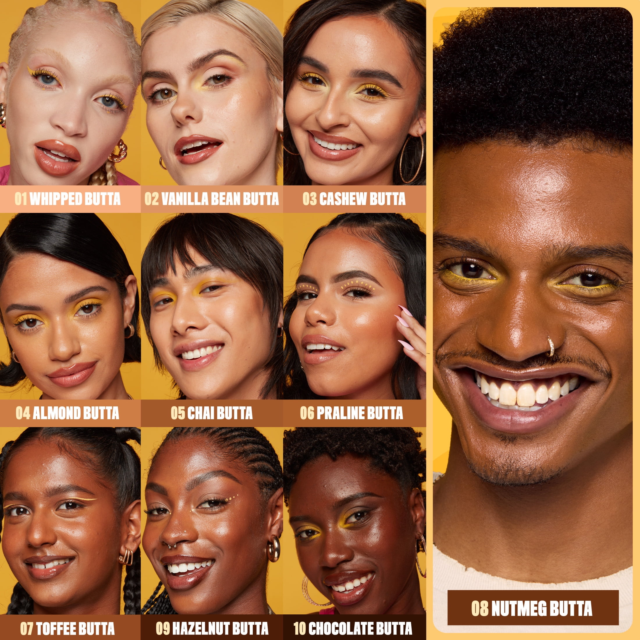 NYX Professional Makeup Buttermelt Glaze Tinted Moisturizer, SPF 30, Nutmeg Butta, All Skin Types, 1.01 fl oz