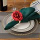 thumbnail image 5 of Elegantes Anillos de Servilleta Florales de 6 unidades - Perfectos para Bodas y Ocasiones Especiales ¡, 5 of 12