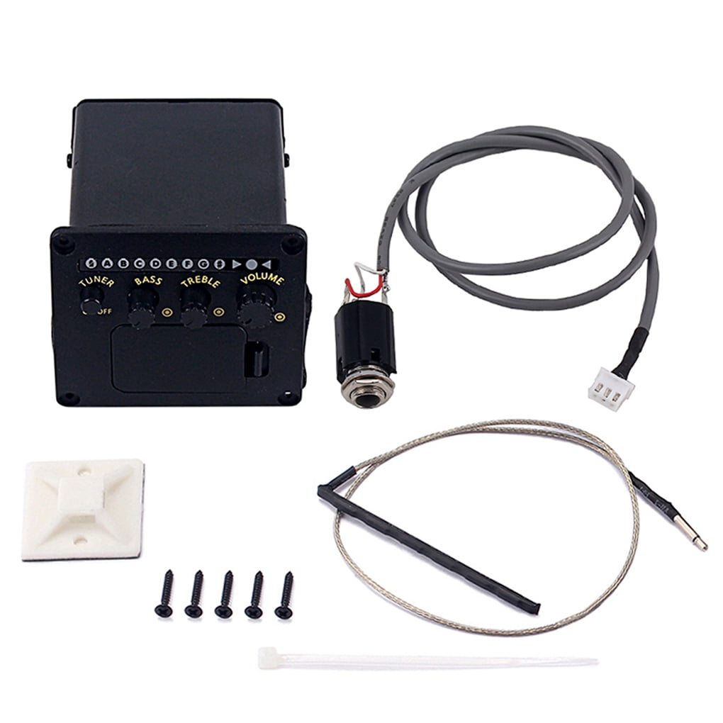 DTOWER Acoustic Guitars EQ Portable Professional Universal 2 Bands