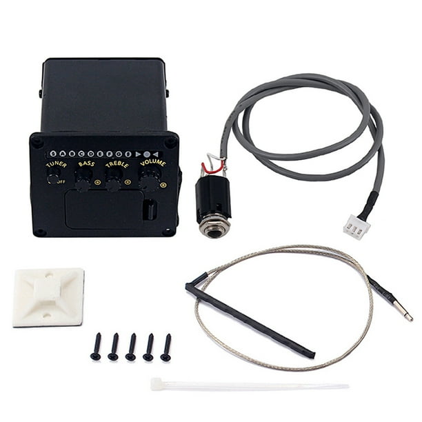 DTOWER Acoustic Guitars EQ Portable Professional Universal 2 Bands