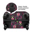 thumbnail image 2 of Pofeuu Rose Mix Leopard 2 Print Luggage Suitcase Cover Protector Luggage Washable Covers Aesthetic for 18/24/28/32 inch Luggage（No luggage included）-Medium, 2 of 7