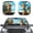 Beach Giraffe, variant on Bulopur Cat Crazy Car Sun Shade Windshield Protect Vehicle from UV Sun Windshield Visor Sun Shade Easy to Store Sun Visor Protector Automotive Window Sunshades for Most Cars, 2 Pcs