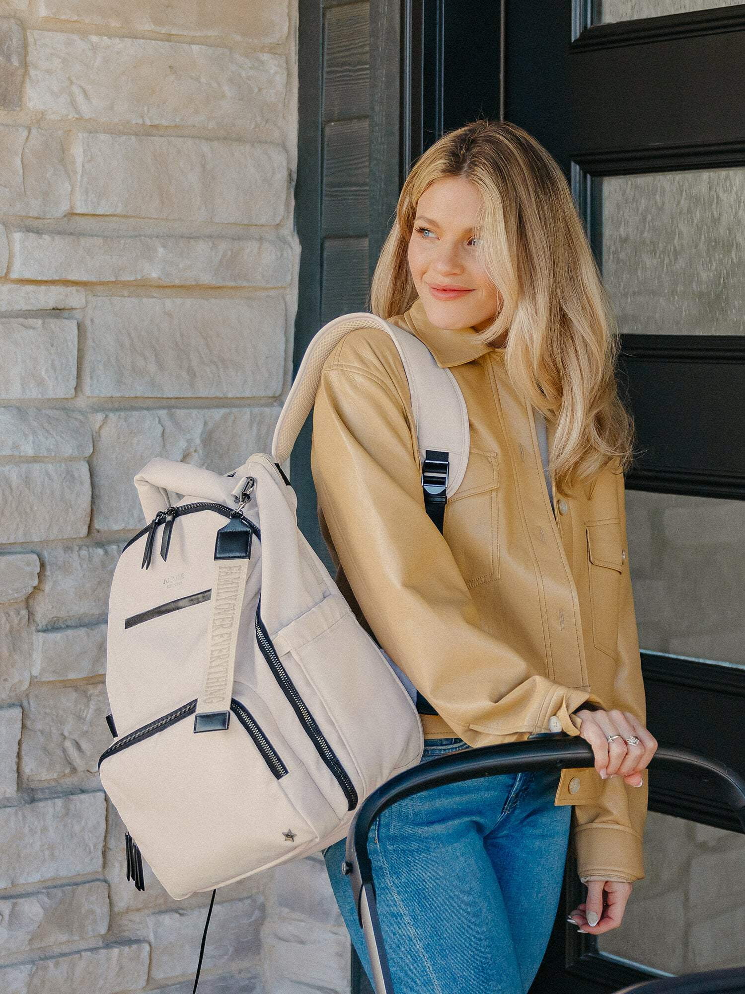 JuJuBe x Witney Carson Signature Classic Large Diaper Backpack - Cloud