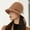 khaki, variant on Winter Cloche Bucket Hat for Women Elegant Dress 1920s Vintage Fedora Hats Church Derby Party Fashion