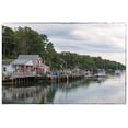 thumbnail image 2 of Head, Danny 14x11 White Modern Wood Framed Museum Art Print Titled - Remote Harbor, 2 of 4