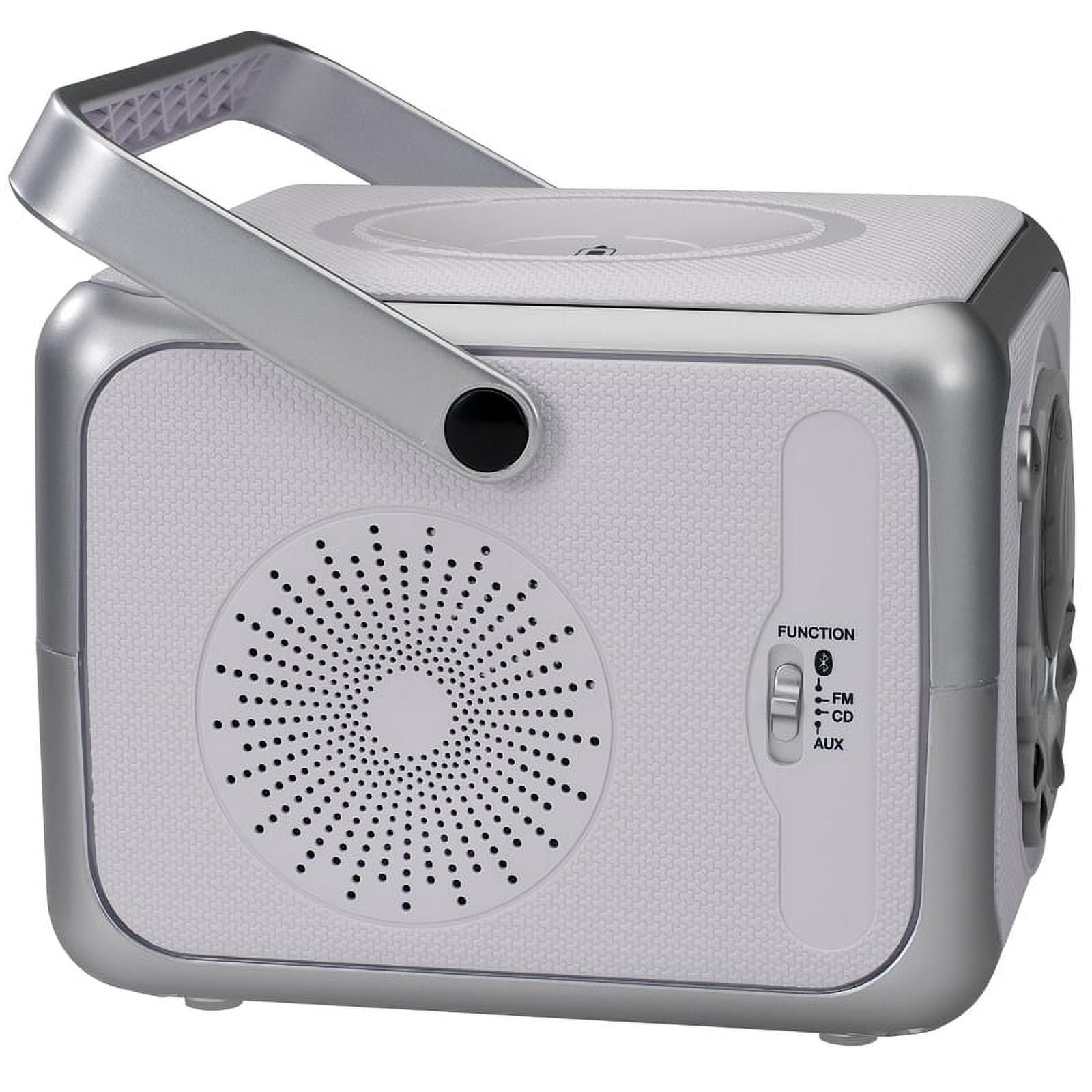 Spectra Merchandising CD-555A 5.25" Portable Bluetooth Music System With CD Player