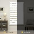 thumbnail image 4 of Cordless Zebra Blinds by AOSKY – Light Control, Privacy Made Simple & Safe!Bring Comfort and Style to Your Home with AOSKY Zebra Blinds.34" W x 72" H, Beige, 4 of 4