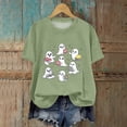 thumbnail image 6 of Women T Shirt Halloween Graphic Short Sleeve Shirt Casual Tops, 6 of 7