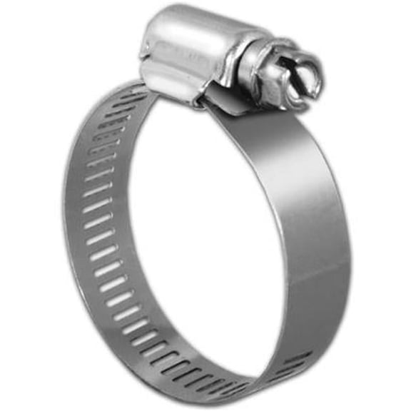 Hose Clamp - Size 12 10.06 - 1.25 in. Stainless Steel - Pack of 10