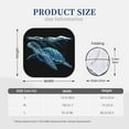 thumbnail image 3 of Bingfone Ocean Turtle Print 2-Piece Sun Shade Front Windshield - Foldable Car Front Window Sunshades For Most Sedans Suv Truck - Small, 3 of 7