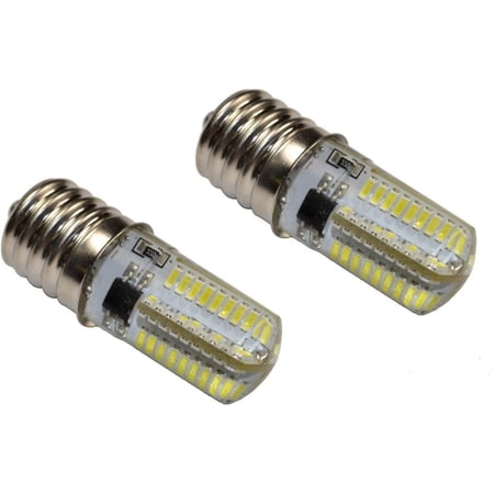 HQRP 2-Pack 110V E17 Base Silicone Crystal Dimmable LED Bulbs Cool White for Samsung RM255BARB / RM255LABP / RM255LASH