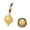 Ox, variant on Yammee Portable Alloy Animal Keychain Accessory with Treasure Basin Designs for Financial Success and Cultural Appreciation